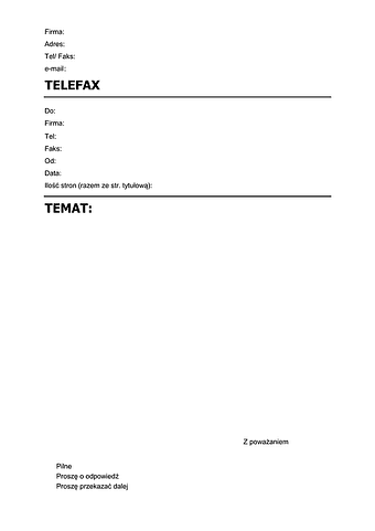 FAKS BIZ Faks biznesowy