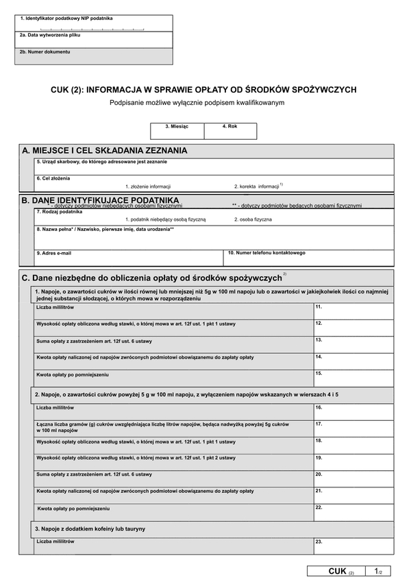 EW_CUK (2) Informacja w sprawie opłaty od środków spożywczych
