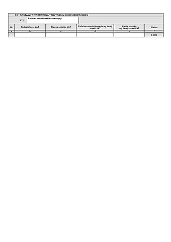 VIN-DO (OSS) zał. C.2 Deklaracja dla rozliczenia podatku VAT w zakresie procedury unijnej