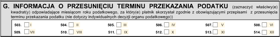 PIT-8AR - jak wypełnić część G