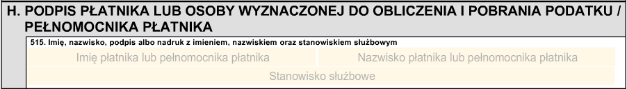 PIT-8AR - jak wypełnić część H